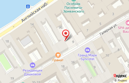 Талион на Галерной улице на карте