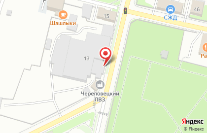 Череповецкий ЛВЗ на карте