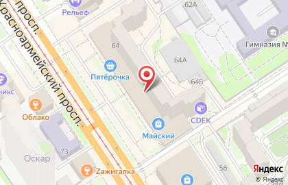 Формула М2 в Барнауле на карте