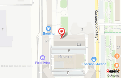 Парикмахерская Он и она на Командорской улице на карте