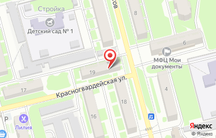 Магазин разливного пива на Красногвардейской улице на карте