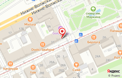Указатель системы городского ориентирования №5465 по ул.Рождественская, д.35 р на карте