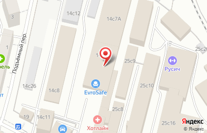 Сервисный центр SONY на Подъемной улице на карте