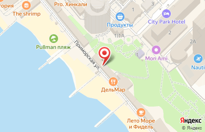 Магазин Фабрика в Центральном районе на карте
