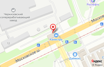Магазин автотоваров Движок в Засвияжском районе на карте