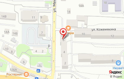 Нотариус Волкова Н.В. в Центральном районе на карте