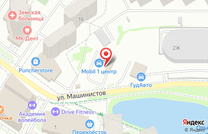 Авторизованный сервисный центр Mobil 1 Центр в Железнодорожном районе на карте