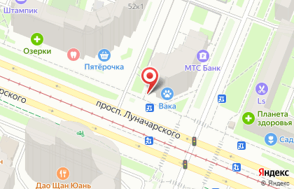 Dental group на проспекте Луначарского на карте