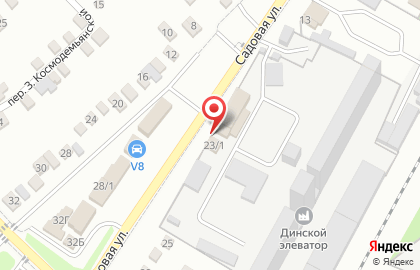 Продуктовый магазин Мартин на Садовой улице на карте