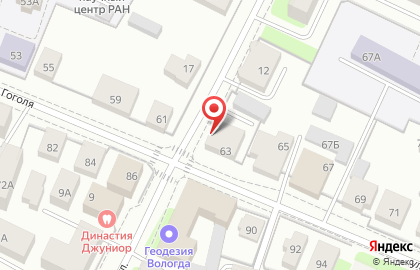 Вологодская областная коллегия адвокатов №16 на карте