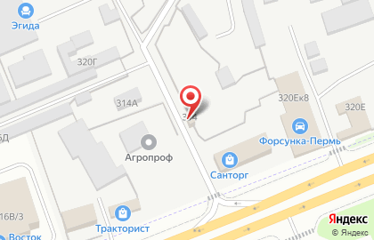 Магазин Ветеран в Индустриальном районе на карте