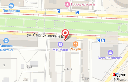 Магазин колбасных изделий Рублевский в Даниловском районе на карте