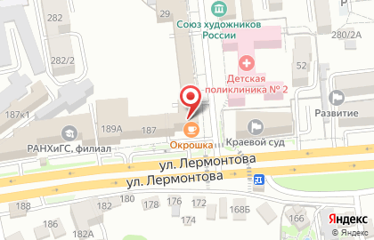 Ассоциация адвокатских кабинетов Северо-Кавказского округа на карте