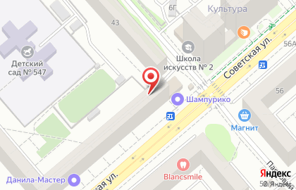 Зооцентр Заповедник на Советской улице на карте