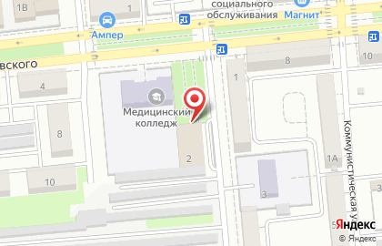 Самарская таможня на улице Репина в Новокуйбышевске на карте