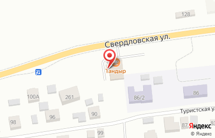 Тандыр на Туристской улице на карте