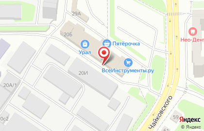 Лавка чудес на улице Чайковского на карте
