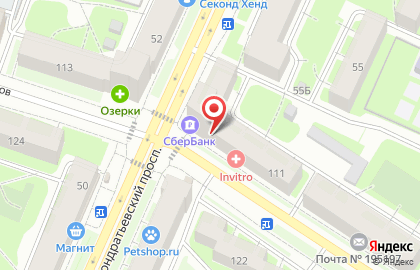 Союзпечать на Кондратьевском проспекте на карте