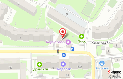 Магазин разливного пива Причал в Томске на карте