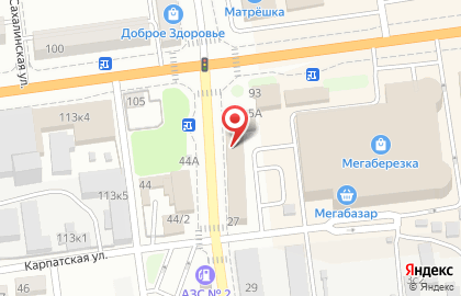 Торгово-производственная компания Момент-13 на Железнодорожной улице на карте