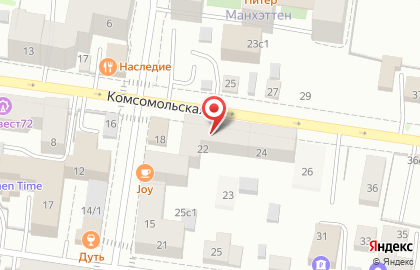 Студия красоты Flexcellence на Комсомольской на карте
