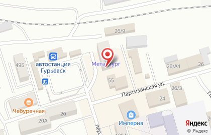 Торгово-монтажная компания ЕвроОкна на Партизанской улице на карте