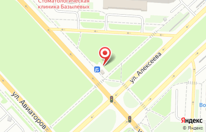 Киоск по продаже печатной продукции Розпечать на улице Алексеева на карте
