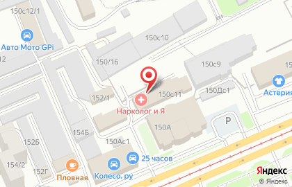 Параллакс в Кировском районе на карте