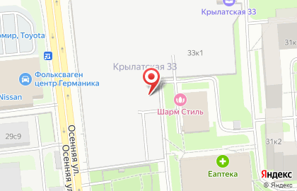 Автостоянка в Москве на карте
