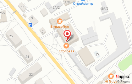 Столовая в Калининграде на карте