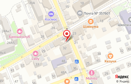 Магазин товаров для рукоделия на улице Володарского на карте