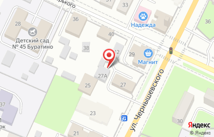 Торгово-сервисная компания Интерлес на улице Чернышевского на карте