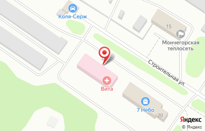 Медицинский центр Вита на Строительной улице на карте