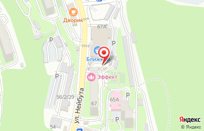 Магазин во Владивостоке на карте