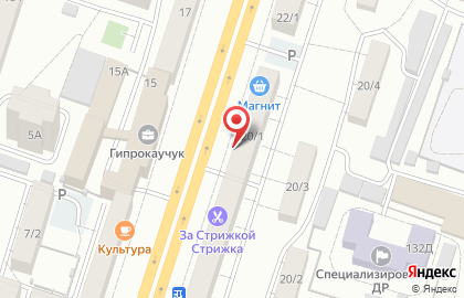 Центр дополнительного образования Реальная школа в Левобережном районе на карте