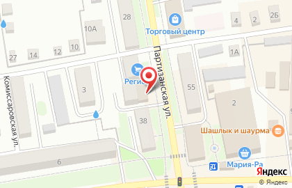 Гипермаркет бытовой техники и электроники RBT.ru на Партизанской улице на карте