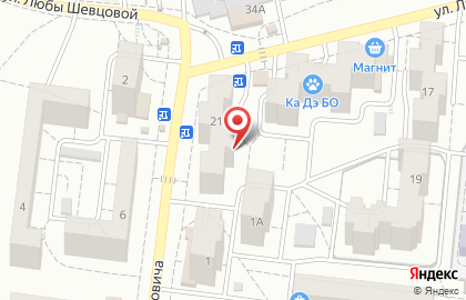 Медицинский центр Гармония на улице Любы Шевцовой на карте