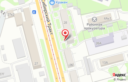 Торговая компания Сестрица в Советском районе на карте