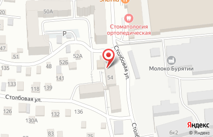 Фирменная торговая сеть Молоко Бурятии на Столбовой улице на карте