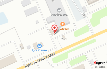 Хлебозавод Каравай в Шелехове на карте