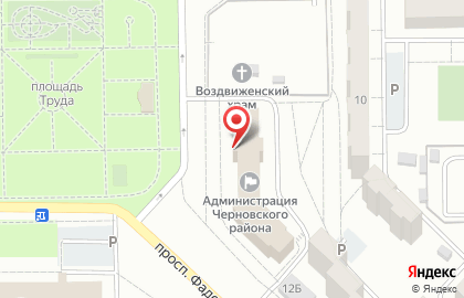 Юридическая компания Велес в Черновском районе на карте