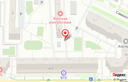 Овощной магазин и киоск Славянское на Саввинском шоссе на карте