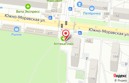 Мир на Южно-Моравской улице на карте