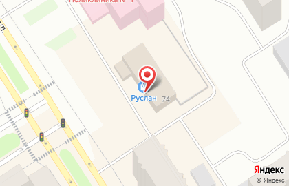 Торговый центр Руслан в Центральном районе на карте