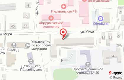 Участковый пункт полиции №3 Отдел МВД России по Икрянинскому району на карте