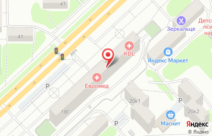 Фирменный магазин Свежевъ на Космическом проспекте, 18г на карте