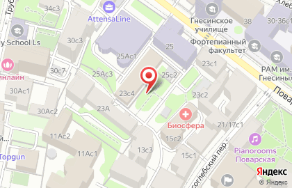 ООО Банкомат, Экспобанк на Поварской улице на карте