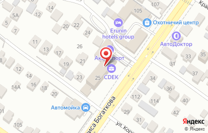Служба экспресс-доставки Сдэк на улице Бориса Богаткова на карте