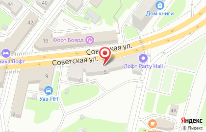 Национальная почтовая служба на Советской улице на карте