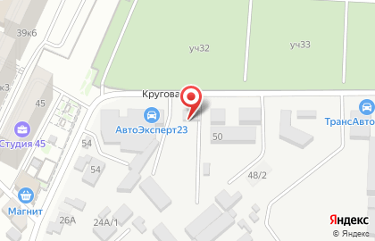 Продовольственный магазин на Круговой, 52 на карте